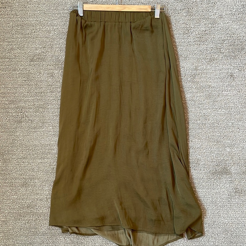 Seed Heritage Long Skirt, Green